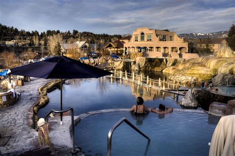 The springs resort and spa colorado - The Springs Resort & Spa, 165 Hot Springs Blvd., offers 23 naturally hot, therapeutic outdoor mineral soaking tubs, a geothermal swimming pool and a wading pool. The pools are arranged in a parklike setting, terraced along the San Juan River. A bath house with rental towels, robes and lockers is available. More about Pagosa Springs, CO.